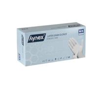 Handschoen hynex latex m wit 5gr 100 stuks - thumbnail