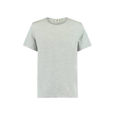 America Today T-shirt Took van biologisch katoen licht grijs melange America Today T-shirt Took van biologisch katoen licht grijs melange