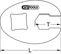 KS Tools 9133815 Insteekdopsleutel - thumbnail
