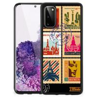 Samsung Galaxy S20 Silicone Hoesje Postzegels - thumbnail