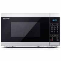 Sharp YC-MS02ES Magnetron Zwart, Zilver, Wit 800 W - thumbnail