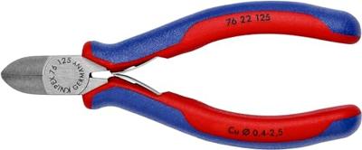 Knipex Zijsnijtang Voor elektromechanica | verzonken scharnier | 125 mm - 7622125 - thumbnail