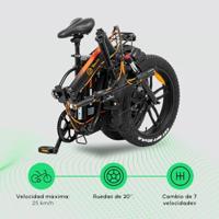 Elektrische Fiets Youin BK1201 TEXAS II 250 W 10400 mAh 20" - thumbnail