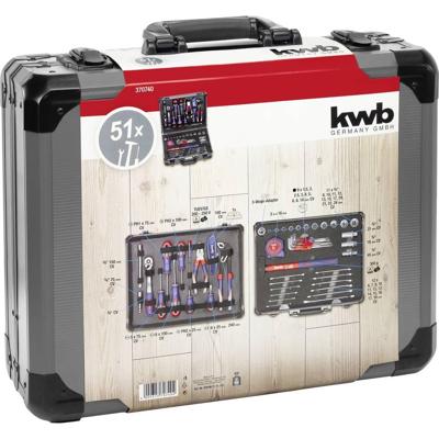 kwb Gereedschapskoffer (gevuld) 51-delig