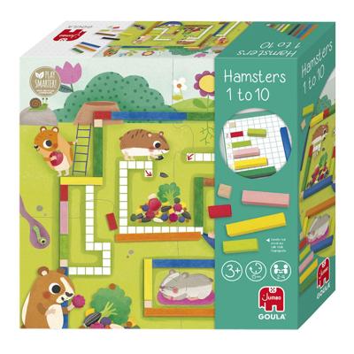 Goula Jumbo hamsters 1 tot 10 educatief rekenspel