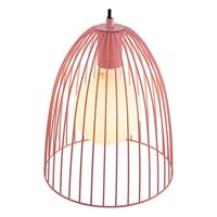 Lucide MACARONS - Hanglamp - Ø 24,5 cm - 1xE27 - Roze - thumbnail