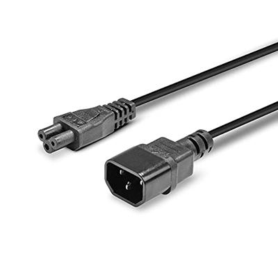 LINDY Stroom Netkabel [1x Apparaatstekker, male C14 - 1x Apparaatbus C5] 1.00 m Zwart