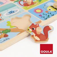 Houten Kinderpuzzel Goula My Favourite Food Hout - thumbnail