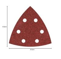 Wolfcraft Hechtschuurbladen | Korund | K80 | Geperforeerd | 25 stuks - 1852100 - thumbnail