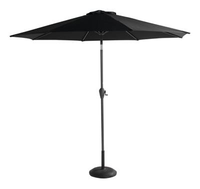 Hartman Parasol 'Sunline' 270cm, kleur Zwart