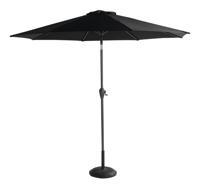 Hartman Parasol 'Sunline' 270cm, kleur Zwart - thumbnail
