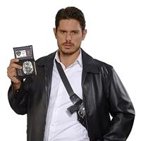 Zilveren politie badge - thumbnail