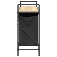 Wasmand 2 vakken met plank sonoma eikenkleurig - thumbnail