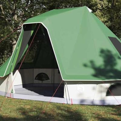 Familie Tipi Tent met dak Groen 466 x 310 x 240 cm
