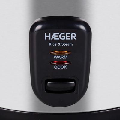 Rijstkoker Haeger RC-18L.001A Grijs