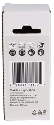 Makita Accessoires Slagschroefbit T60x78mm Impact Black 1/2" VK - E-19853