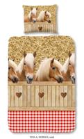 Good Morning Kinderdekbedovertrek "paarden" - Multi - (140x200/220 cm) - Katoen - thumbnail