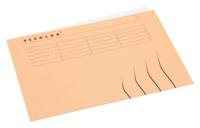 Vouwmap Secolor A4 100% gerecycled karton 250gr beige - thumbnail