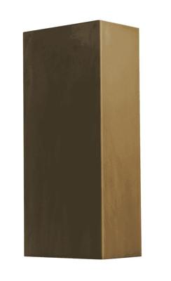 Masterlight Wandlamp Metallico H 22 cm B 10 cm antiek brons