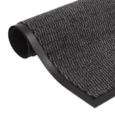 VidaXL Droogloopmat rechthoekig getuft 40x60 cm antraciet VidaXL Droogloopmat rechthoekig getuft 40x60 cm antraciet