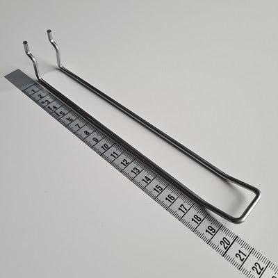 Boardhaak dubbel 200 mm 3.4mm 25/30mm - 7 stuks
