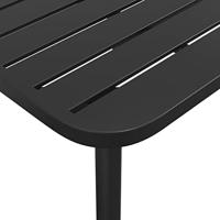 Tuintafel 200x100x71 cm staal antracietkleurig - thumbnail