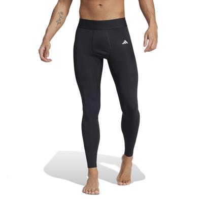 adidas Techfit Lange Legging Zwart Wit adidas Techfit Lange Legging Zwart Wit