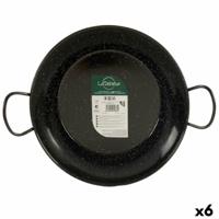 Paella Pan La Dehesa 0632-LD 0632-LD Zwart Geëmailleerd Staal Ø 32 cm 42,5 x 12 x 32,5 cm (6 Stuks) - thumbnail