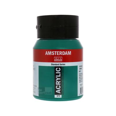 Royal Talens Amsterdam Acrylverf 500 ml - Phtalogroen 675