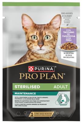 PURINA Pro Plan Sterilised Adult Maintenance Turkey in jelly - nat kattenvoer - 85g