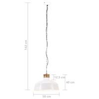 Hanglamp industrieel E27 58 cm wit - thumbnail
