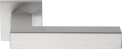 Formani Square LSQ3-G deurkruk geveerd op rozet - mat RVS