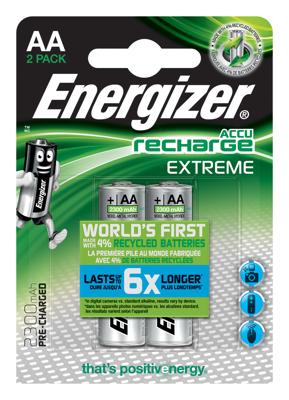 Energizer Extreme HR06 Oplaadbare AA batterij (penlite) NiMH 2300 mAh 1.2 V 2 stuk(s)