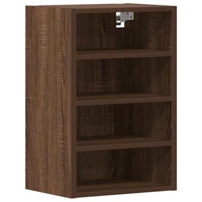 Hangkast Riga 40x29,5x60 cm bewerkt hout bruin eikenkleur Hangkast Riga 40x29,5x60 cm bewerkt hout bruin eikenkleur