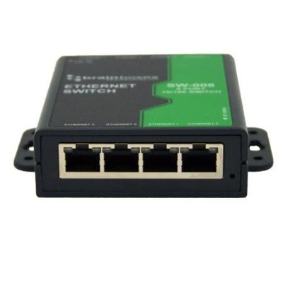 8 poort onbeheerde Ethernet-schakelaar muur monteerbaar