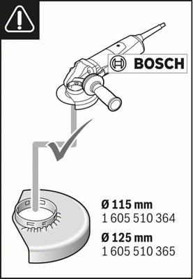 Bosch Professional GDE 115 / 125 FC-T Stofafzuiger Ø 115/125mm - thumbnail