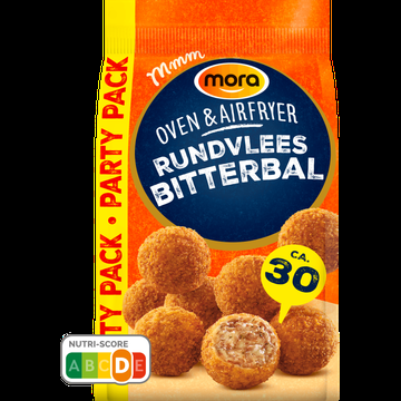 Mora Oven & Airfryer Rundvlees Bitterballen Party Pack 30 x 20 g bij Jumbo