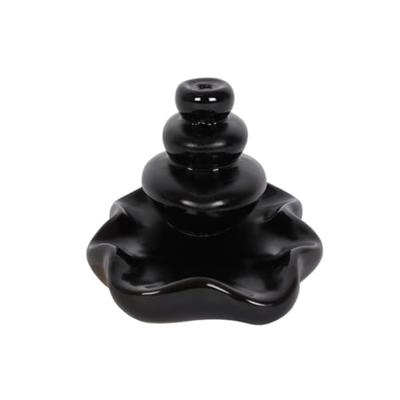 Backflow Wierook Houder Waterval Kiezel Keramiek (7.5 cm)