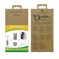 4Smarts 7in1 Value Set Backcover Apple iPhone 16 Transparant Inductieve lading - thumbnail