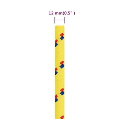 Boottouw 12 mm 250 m polypropyleen geel