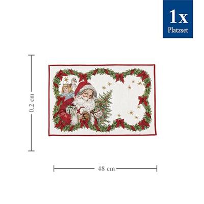 Villeroy & Boch Toy's Fantasy Placemat Gobelin kerstman 32 x 48 cm
