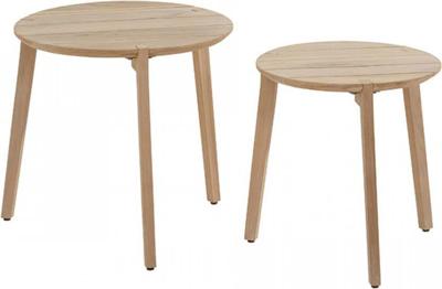 Gabor Set of 2 Coffee tafels Teak dia. 45 & dia. 55 cm 4SO - 4so Gabor Set of 2 Coffee tafels Teak dia. 45 & dia. 55 cm 4SO - 4so