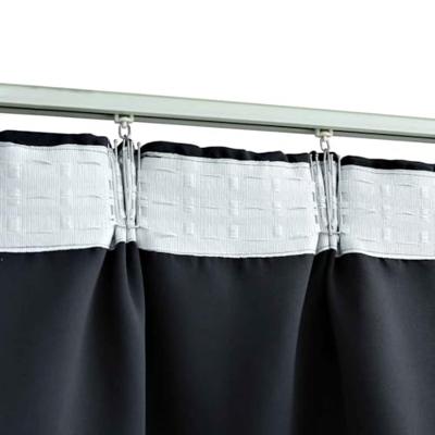 VidaXL Gordijn verduisterend met haken 290x245 cm antraciet