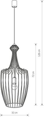 Lyora Gouden draadlampLuksor Ø 32cm - 8850 - thumbnail