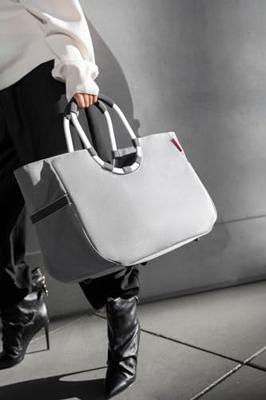 Reisenthel Loopshopper L-Herringbone Grey