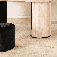 Nohr Vloerkleed 'Demetrious' Wol, 200 x 300cm, kleur Wit - thumbnail