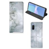 Bookcase Sony Xperia 10 III Painting Grey - thumbnail