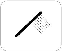 Ben Engraved handdouche rond Ø8,4cm gunmetal - thumbnail