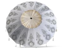 Strandparasol Wit Ø 220 cm SPF50+ Boho - thumbnail