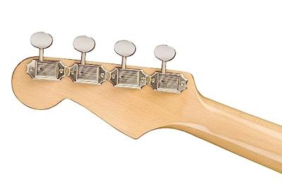 Fender Fullerton Jazzmaster Uke WN Tortoiseshell Pickguard 3-Color Sunburst elektrisch-akoestische ukelele - thumbnail